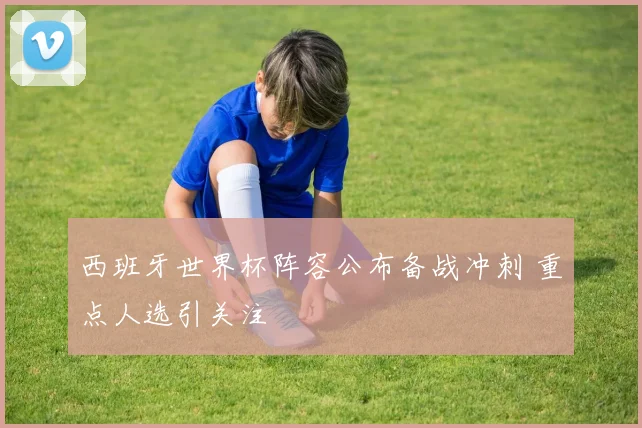 西班牙世界杯阵容公布备战冲刺 重点人选引关注